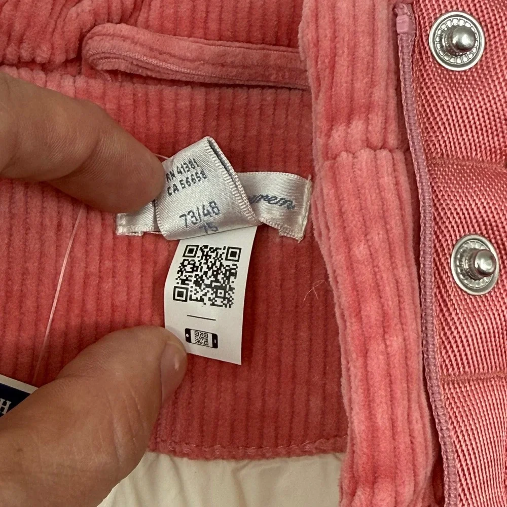 Ralph Lauren Pink Corduroy Puffer Vest Baby Girls 9M NWT fall preppy fashion